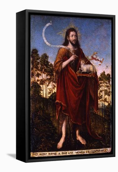 Saint John the Baptist - Cranach, Lucas, the Elder (1472-1553) - 1550-1552 - Oil on Wood - 183X125-Lucas the Elder Cranach-Framed Premier Image Canvas