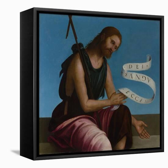 Saint John the Baptist (High Altarpiece, Oratory of S. Pietro in Vincol), 1505-Lorenzo Costa-Framed Premier Image Canvas