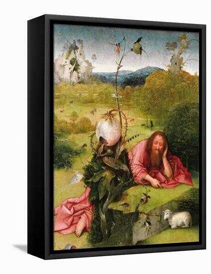 Saint John the Baptist in the Desert, Late 15th C-Hieronymus Bosch-Framed Premier Image Canvas