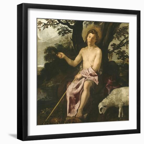 Saint John the Baptist in the Wilderness, C.1622-Diego Velazquez-Framed Giclee Print