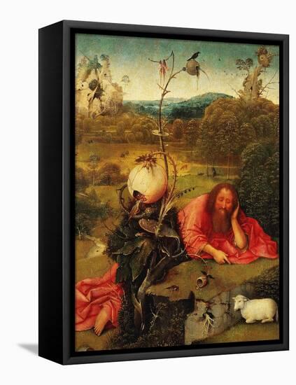 Saint John the Baptist In the Wilderness, Ca. 1489-Hieronymus Bosch-Framed Premier Image Canvas