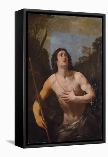 Saint John the Baptist in the Wilderness-Guido Reni-Framed Premier Image Canvas