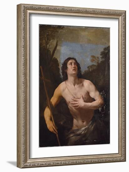 Saint John the Baptist in the Wilderness-Guido Reni-Framed Giclee Print