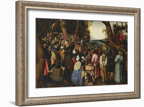 Saint John the Baptist Preaching the Baptism of Christ Beyond-Pieter Bruegel the Elder-Framed Giclee Print