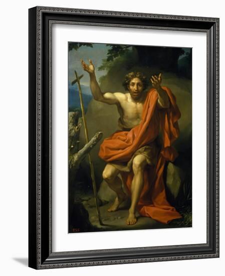 Saint John the Baptist Preaching-Anton Raphael Mengs-Framed Giclee Print