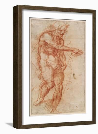 Saint John the Baptist (Stud), Ca 1518-Andrea del Sarto-Framed Giclee Print