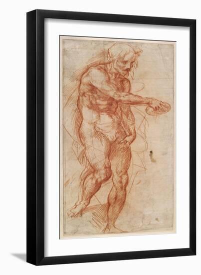 Saint John the Baptist (Stud), Ca 1518-Andrea del Sarto-Framed Giclee Print