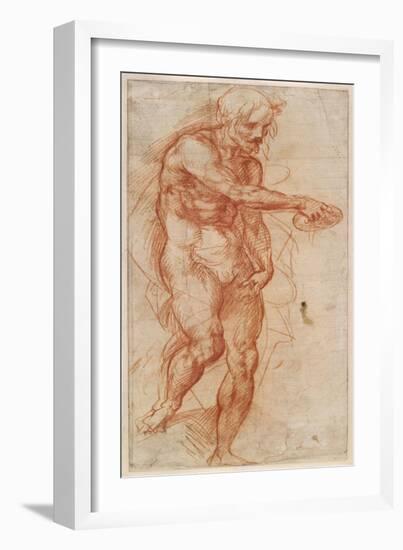 Saint John the Baptist (Stud), Ca 1518-Andrea del Sarto-Framed Giclee Print