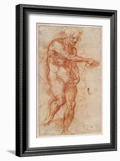 Saint John the Baptist (Stud), Ca 1518-Andrea del Sarto-Framed Giclee Print