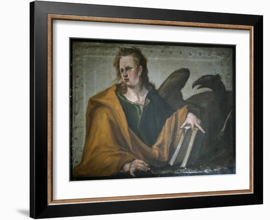 Saint John the Evangelist, 1588 (Oil on Panel)-Jacques II de Gheyn-Framed Giclee Print