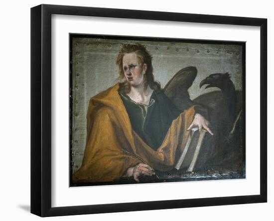 Saint John the Evangelist, 1588 (Oil on Panel)-Jacques II de Gheyn-Framed Giclee Print