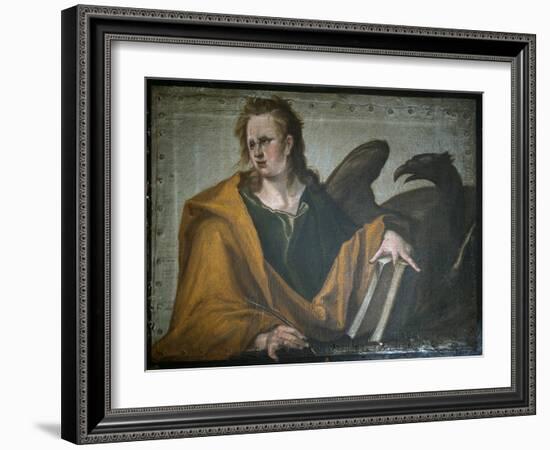 Saint John the Evangelist, 1588 (Oil on Panel)-Jacques II de Gheyn-Framed Giclee Print