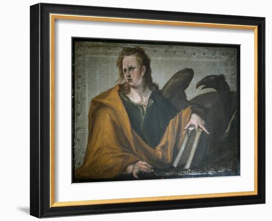 Saint John the Evangelist, 1588 (Oil on Panel)-Jacques II de Gheyn-Framed Giclee Print