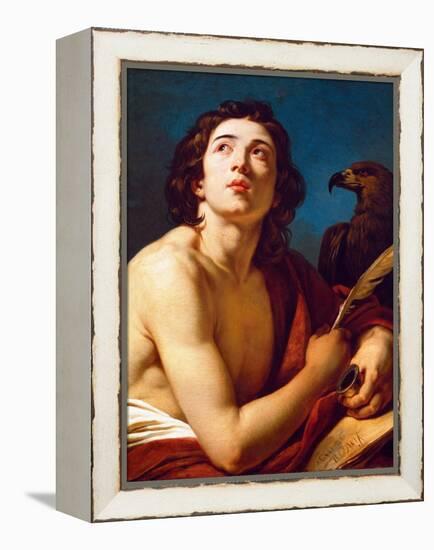 Saint John the Evangelist, 1793 (Oil on Canvas)-Francois Andre Vincent-Framed Premier Image Canvas