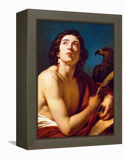 Saint John the Evangelist, 1793 (Oil on Canvas)-Francois Andre Vincent-Framed Premier Image Canvas