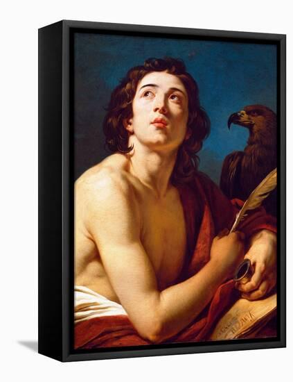 Saint John the Evangelist, 1793 (Oil on Canvas)-Francois Andre Vincent-Framed Premier Image Canvas