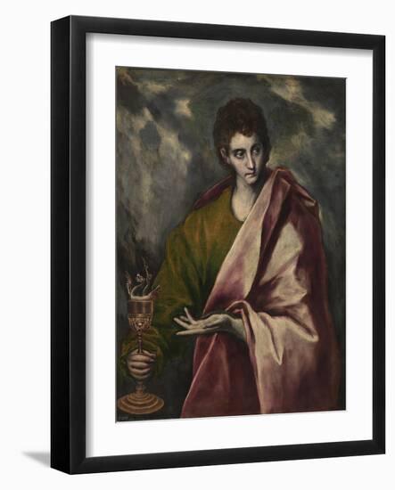 Saint John the Evangelist, C. 1605-El Greco-Framed Giclee Print