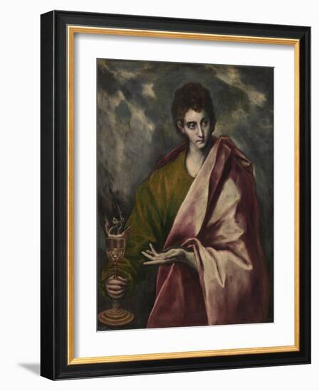 Saint John the Evangelist, C. 1605-El Greco-Framed Giclee Print