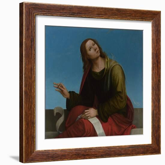 Saint John the Evangelist (High Altarpiece, Oratory of S. Pietro in Vincol), 1505-Lorenzo Costa-Framed Giclee Print