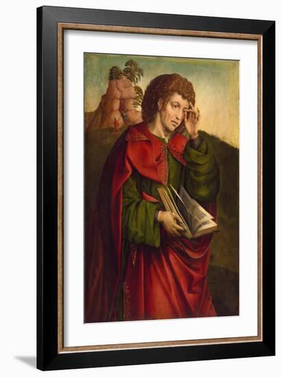 Saint John the Evangelist Weeping, C. 1500-Colijn de Coter-Framed Giclee Print