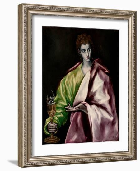 Saint John the Evangelist-El Greco-Framed Giclee Print