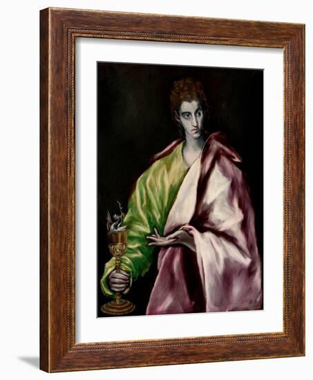 Saint John the Evangelist-El Greco-Framed Giclee Print