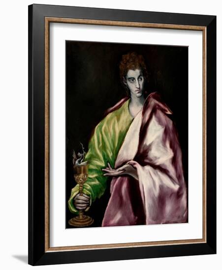 Saint John the Evangelist-El Greco-Framed Giclee Print