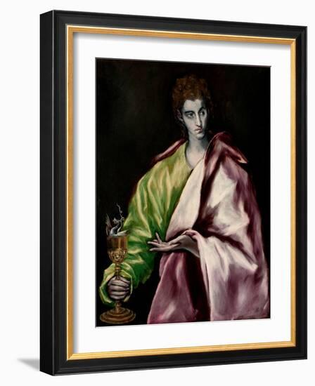 Saint John the Evangelist-El Greco-Framed Giclee Print