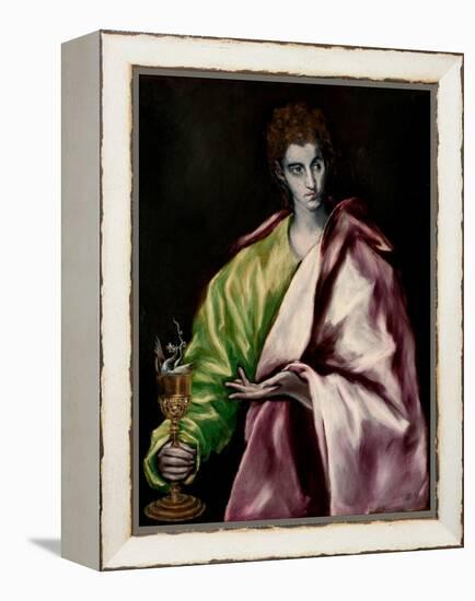 Saint John the Evangelist-El Greco-Framed Premier Image Canvas