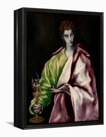 Saint John the Evangelist-El Greco-Framed Premier Image Canvas