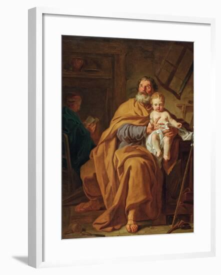 Saint Joseph and Christ Child-Pierre-Joseph Redouté-Framed Giclee Print