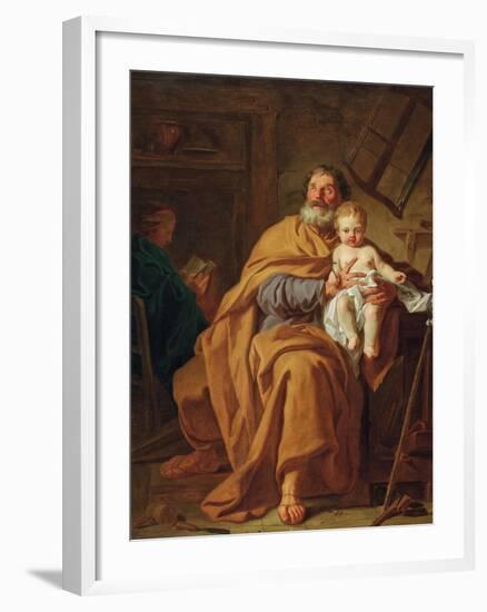 Saint Joseph and Christ Child-Pierre-Joseph Redouté-Framed Giclee Print