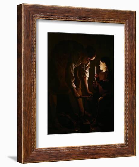 Saint Joseph the Carpenter, 1642-Georges de La Tour-Framed Giclee Print