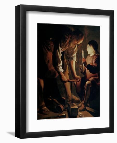 Saint Joseph, the Carpenter-Georges de La Tour-Framed Giclee Print