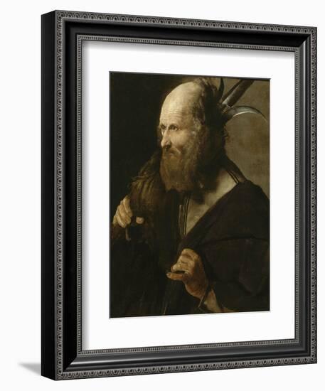 Saint Jude Thaddée-Georges de La Tour-Framed Giclee Print