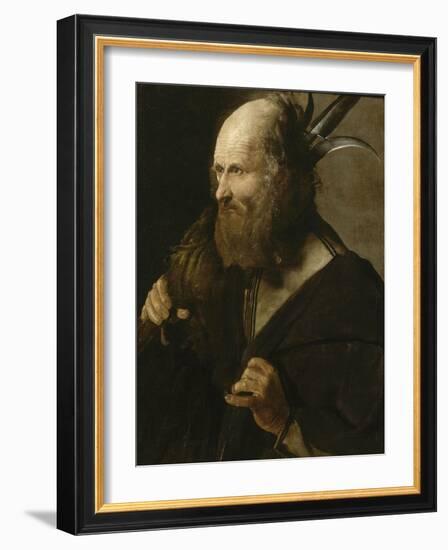 Saint Jude Thaddée-Georges de La Tour-Framed Giclee Print