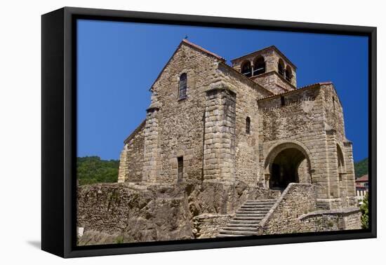 Saint Laurent Collegiate Church Dating from the 12th Century, France-Guy Thouvenin-Framed Premier Image Canvas