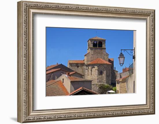 Saint Laurent Collegiate Church Dating from the 12th Century, France-Guy Thouvenin-Framed Photographic Print