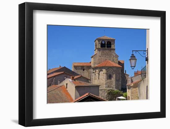 Saint Laurent Collegiate Church Dating from the 12th Century, France-Guy Thouvenin-Framed Photographic Print