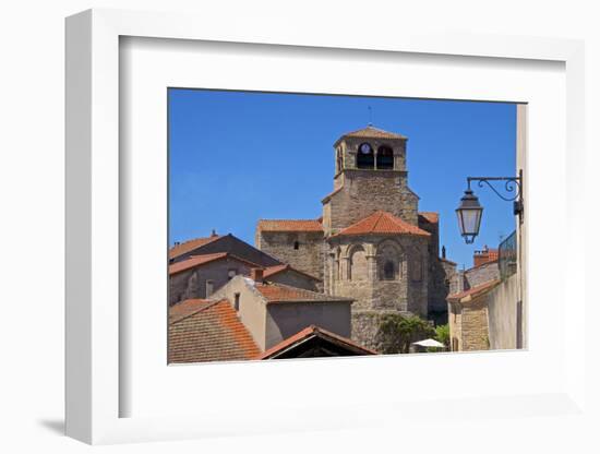 Saint Laurent Collegiate Church Dating from the 12th Century, France-Guy Thouvenin-Framed Photographic Print