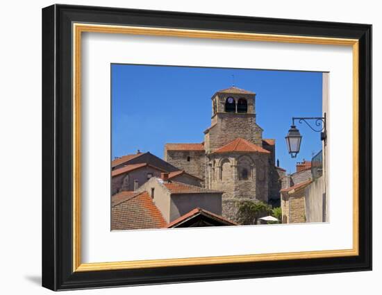 Saint Laurent Collegiate Church Dating from the 12th Century, France-Guy Thouvenin-Framed Photographic Print