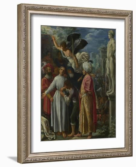 Saint Lawrence Prepared for Martyrdom, Ca 1601-Adam Elsheimer-Framed Giclee Print