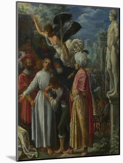 Saint Lawrence Prepared for Martyrdom, Ca 1601-Adam Elsheimer-Mounted Giclee Print