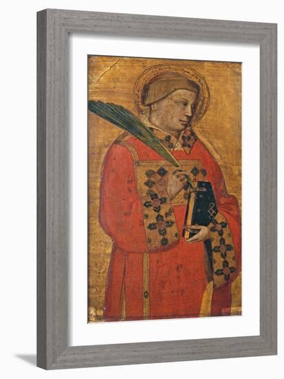 Saint Lawrence-Bernardo Daddi-Framed Art Print