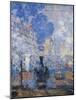 Saint Lazare Station, 1877-Claude Monet-Mounted Giclee Print