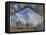 Saint Lazare Station-Claude Monet-Framed Stretched Canvas