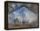 Saint Lazare Station-Claude Monet-Framed Stretched Canvas