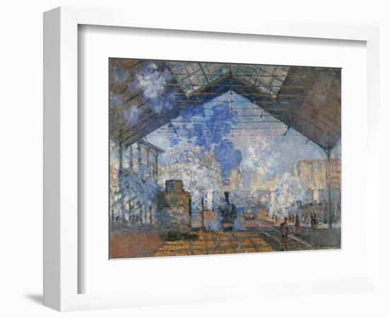 Saint Lazare Station-Claude Monet-Framed Art Print