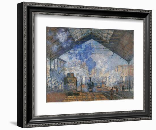 Saint Lazare Station-Claude Monet-Framed Art Print