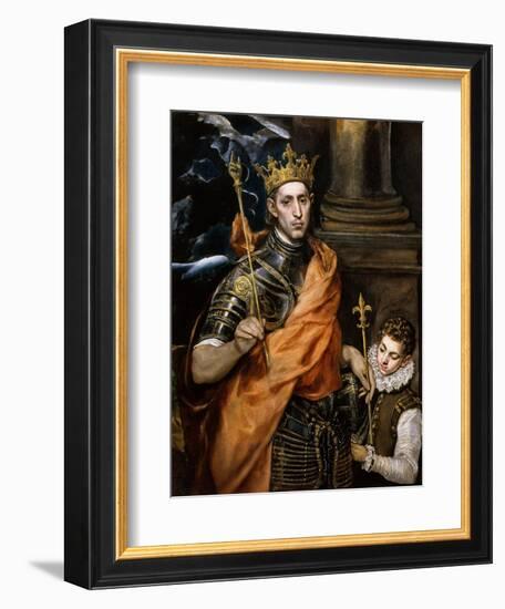 Saint Louis King of France-El Greco-Framed Giclee Print